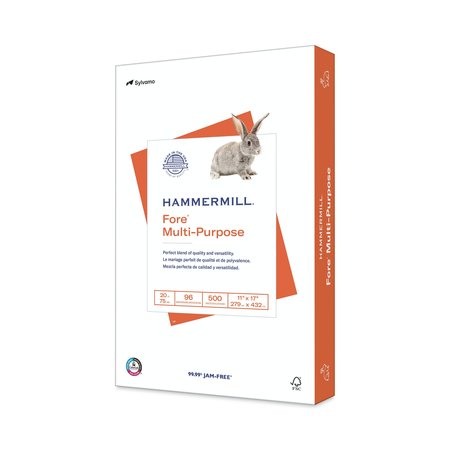 HAMMERMILL Fore Multipurpose Paper, 96 Brigh, PK500 10319-2